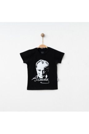 Atatürk Baskılı Siyah T-Shirt