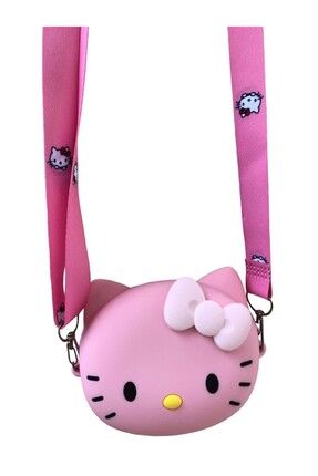 Hello Kitty model çocuk silikon çanta (12x11)