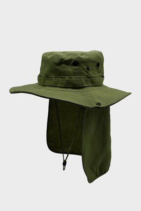 Outdoor Uv Güneş Koruyucu Şapka Haki Lejyoner Safari Şapkası