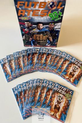 Futbol Ateşi Taş Kağıt Makas Sporcu (YENİ) 50 Poşet Toplam 100 Adet Kutusuz Futbolcu Oyun Kartı