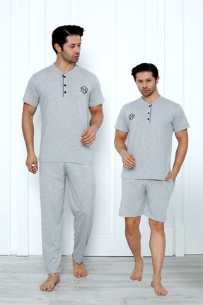Erkek Pijama Takımı 3 Parça - Babalar Günü Hediyesi