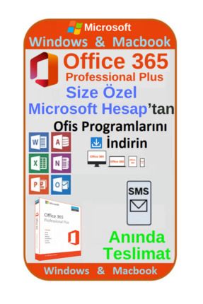 Office 365 Pro Lisans 2024 - Kişiye Özel Hesaptan Ofisi Indir Kullan - Sms Teslimat -kurulum Tarif