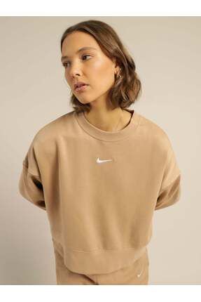 Nike Sportswear Collection Essentials Kad n Yunlu Sweatshirt
