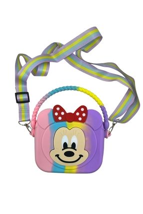 Minnie Mouse Çocuk Silikon Çanta Cüzdan