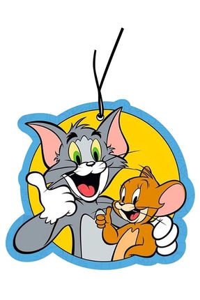 Tom ve Jerry Tasarımlı Dekoratif Araba Kokusu ve Aksesuarı