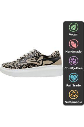Dogo Kad n Vegan Deri Cok Renkli Sneakers Rivers On The Sofa Tasar m Fiyat Yorumlar Trendyol