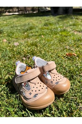 Nino Hakiki Deri Ortopedik Taban Ilk Adım Erkek Bebek Ayakkabı