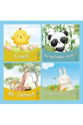 3-5 Yaş için İngilizce Hikaye Kitabı Seti - Tamamen İngilizce Hikaye Kitap Seti Hayvanlar 1