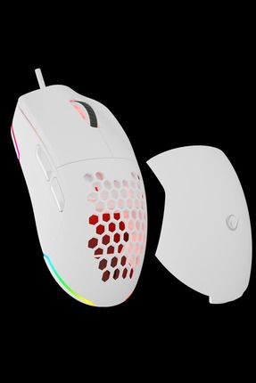 BLINK Beyaz 7 Makro Tuşlu RGB 12800 DPI Gaming Oyuncu Mouse