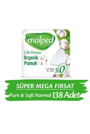 Pure Soft Hijyenik Ped Normal Süper Mega Paket 46 Lı X 3 Adet