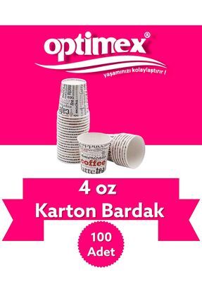 4 Oz Karton Bardak 100 Adet Türk Kahvesi Bardağı