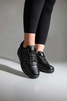 Çiğdem Siyah Unisex Spor Ayakkabı - Siyah - 39 - St01783-siyah-39