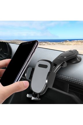 Araç İçi Telefon Tutucu Torpido Cam Vantuzlu Yapışkanlı 360 Derece Dönen Kolay Kullanım