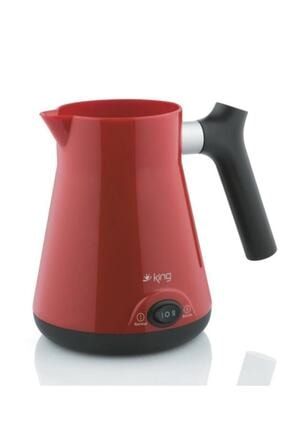 K 446 Kahve Makinesi Keyifli Elektrikli Cezve Közde Özellikli Kırmızı