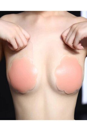Kadın Straplez Askısız Göğüs Ucu Kapatıcı Slikon Yapışkan Şeffaf Sütyen