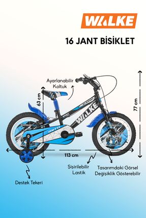 Mito 16 Jant Çocuk Bisikleti Mavi