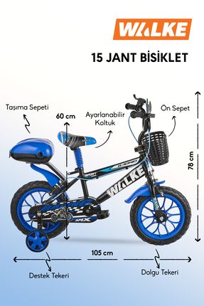 Mito 15 Jant Çocuk Bisikleti Mavi