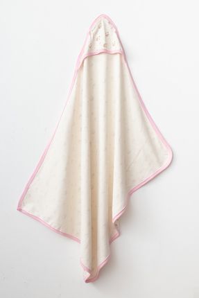 Casper Battaniye Bebek Tek Kat Başlıklı Penye Battaniye Kundak 80x90 Cm