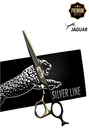 Jaguar 6 inc Profesyonel Saç Sakal Kesim Makası Düz Makası Berber Kuaför Saç Kesim XLJ51B
