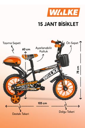 Mito 15 Jant Çocuk Bisikleti Turuncu