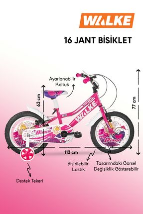 Mito 16 Jant Çocuk Bisikleti Pembe
