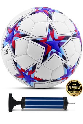 Pro Futbol Topu Maestro Şampiyonlar Ligi Pompalı Sert Zemin Halı Saha Futbol Topu No:5 Mavi
