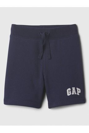 Erkek Bebek Lacivert Gap Logo Fransız Havlu Kumaş Pull-On Şort