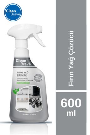 Clean Brave Fırın Yağ Çözücü Güçlü Formül 600ml