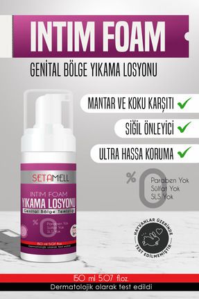 Genital Bölge Koku Mantar Akıntı Giderici Beyazlatma Etkili Intim Köpüğü 150 ml