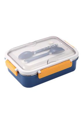 620ml Bento Lunch Box Ofis-okul Için Yeni Nesil Sefer Tası Paslanmaz Çelik, Üç Bölme