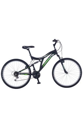 Hector 26v 21 Vites Dağ Bisikleti (155 CM ÜSTÜ BOY) Siyah Yeşil