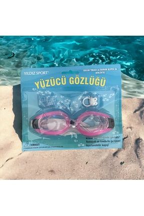 3 - 10 Yaş Arası Ayarlanabilir Kartelalı Çocuk Yüzücü Gözlüğü - Deniz - Havuz İçin Gözlük 3+