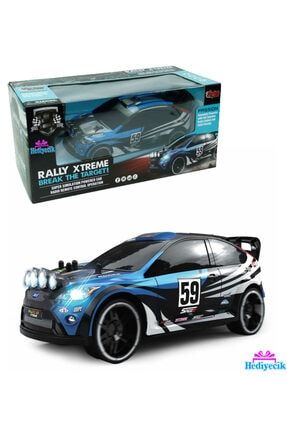 1:16 Uzaktan Kumandalı Xtreme Rally Yarış Arabası Mavi