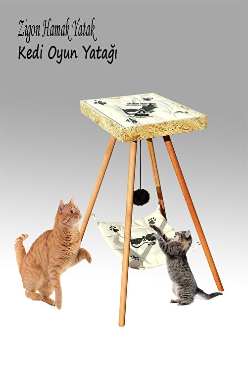 Kedi Kulubesi Kedi Yatagi Kedi Oyuncagi Zigon Hamak Yatak Kedi Oyun Alani Hamak Besik Yatak Fiyati Yorumlari Trendyol