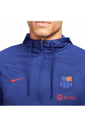 Nike Dri Fit Mens FCBarcelona Strike Hooded Tracksuit E ofman Tak m Slim Fit Kesim Fiyat Yorumlar Trendyol