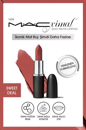 M·a·cxımal Silky Matte Lipstick Nemlendirme Etkili Yoğun Renk Sağlayan Ruj - Sweet Deal