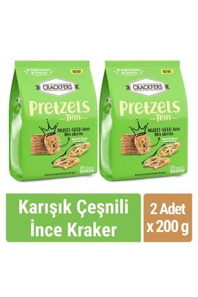 Pretzel Karışık Çeşnili 200 gr X 2 Adet