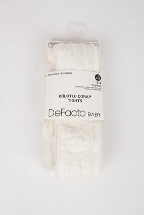 Kız Bebek Dikişsiz Pamuklu Külotlu Çorap C9080A5NS