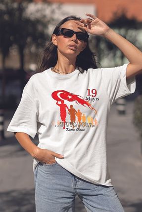 Serbella TREND KOD 111020161 29 Ekim 23 Nisan 19 May s Bask l Oversize T Shirt Unisex Fiyat Yorumlar Trendyol