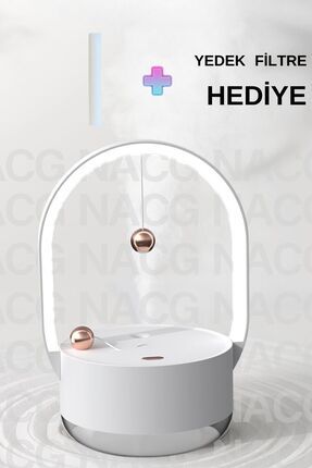 H2o Humidifier Hava Nemlendirici Aromatik Oda Kokusu Difüzörü Buhar Ultrasonik Led Işıklı