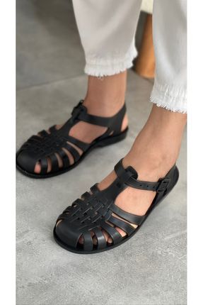 Jelly Siyah Kadın Sandalet