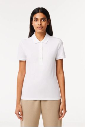 Lacoste Women s L.12.D Slim Fit Stretch Mini Pique Polo Shirt Fiyat Yorumlar Trendyol