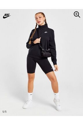 Nike Sportswear Club Fleece Women s 1 2 Zip Siyah Kad n Sweatshirt Fiyat Yorumlar Trendyol