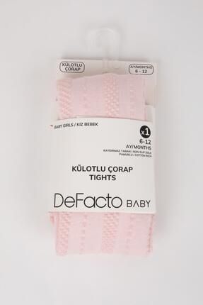 Kız Bebek Dikişsiz Pamuklu Külotlu Çorap C9086A5NS