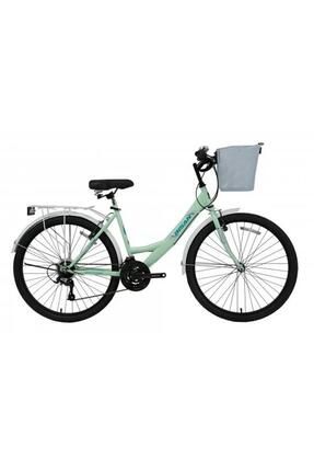 Mabella Kadın Şehir Bisikleti 34cm V 24 Jant 21 Vites Mint Yeşil