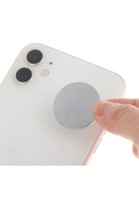 Cep Telefonu Tablet Eşya Düz Yüzey Yapışkanlı Mini Plastik Ayna Yakın Aynası Sticker 3,5 Cm