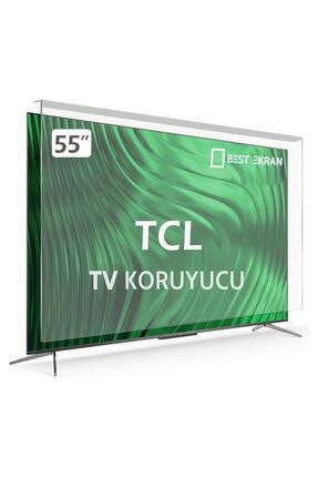TCL 55V6A Uyumlu TV EKRAN KORUYUCU 55" inç 139 Ekran 4K Ultra Hd Google LED