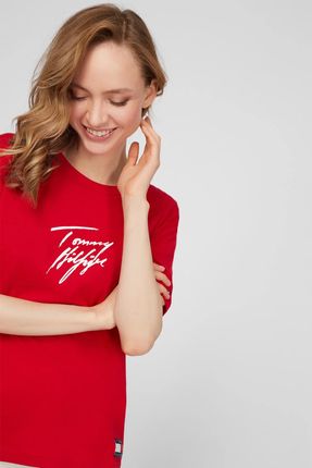 Tommy Hilfiger Tee SS CN Logo UW0UW02262 Primary Red Fiyat Yorumlar Trendyol