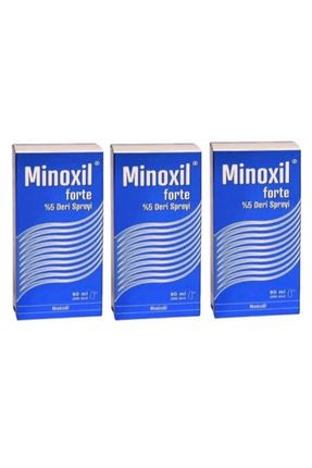 Minoxil Forte %5 Deri Sprey 60ml X3 Adet