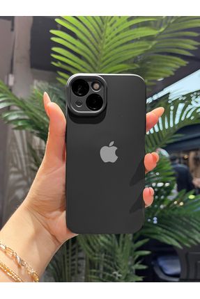 Iphone 13 Ile Uyumlu Premium Kalite Kadife Iç Dokulu Kamera Korumalı Lansman Telefon Kılıfı